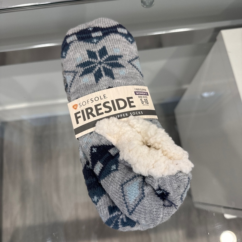 Sofsole Fireside Gripping Women's Slipper Socks (shoe size 5-10)